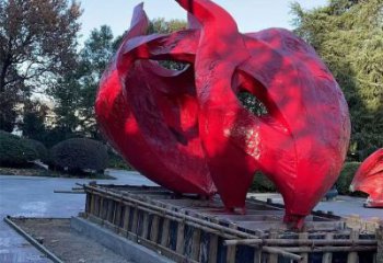 火焰雕塑工廠標準，多彩藝術，不銹鋼火焰雕塑供應