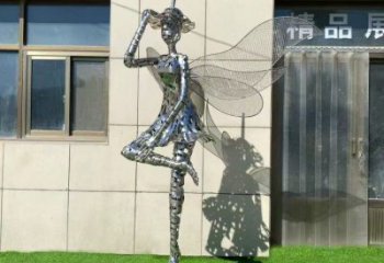 鏤空舞者雕塑生產，景區案例，鐵藝跳舞雕塑優選