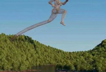 鏤空人物雕塑定價(jià)，街頭雕塑，烤漆鐵藝人物雕塑廠家