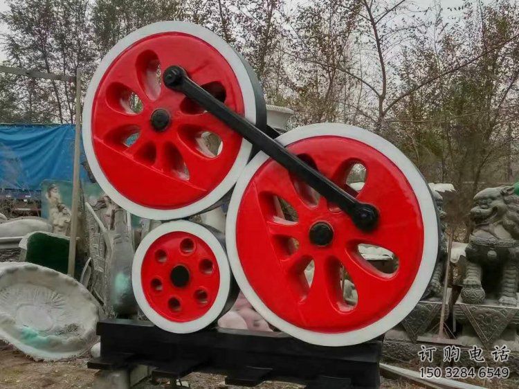 車輪雕塑選定，美陳雕塑，現代藝術車輪雕塑優選