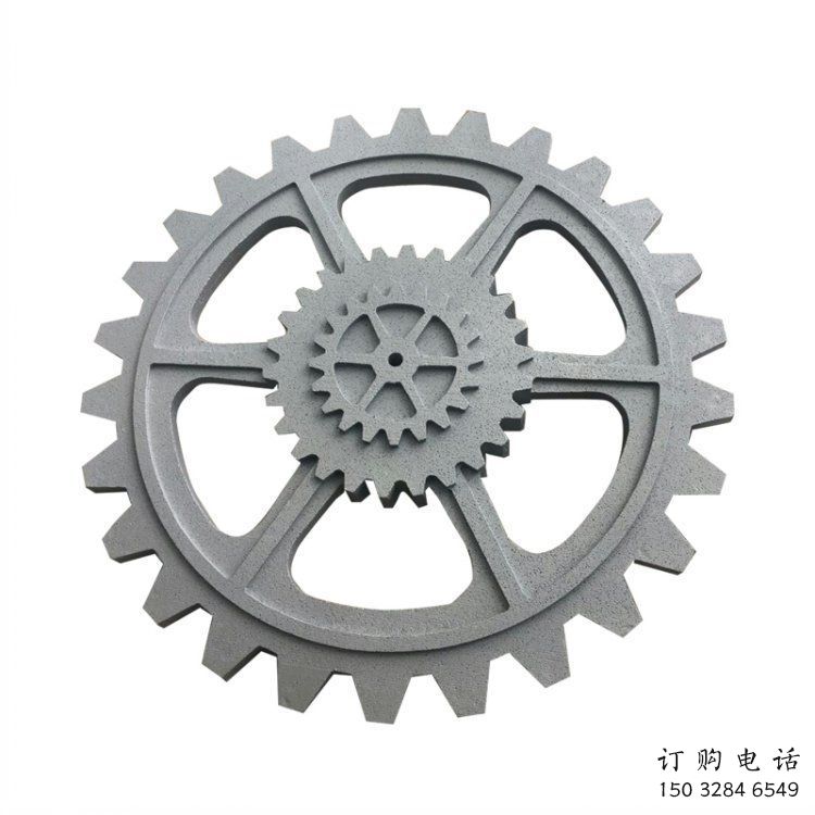 現(xiàn)代齒輪雕塑