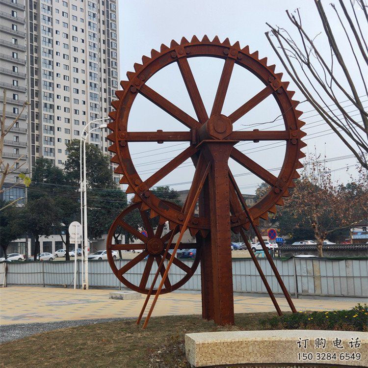 美陳水車雕塑