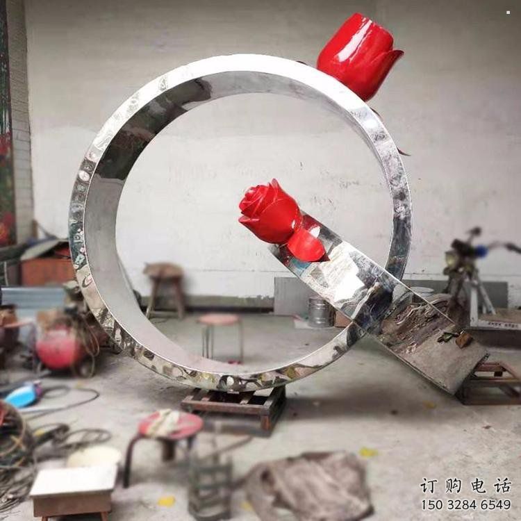 標(biāo)識(shí)指環(huán)雕塑