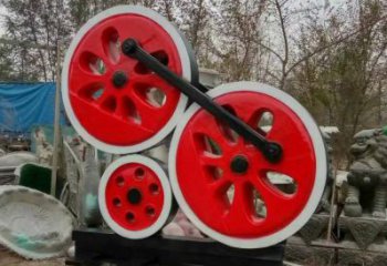 車輪雕塑選定，美陳雕塑，現代藝術車輪雕塑優選