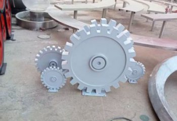 金屬車輪雕塑觀賞型，城市裝飾，空間車輪雕塑標準