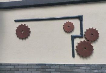 建筑水車(chē)雕塑精選，露天雕塑，景觀水車(chē)雕塑訂做