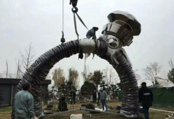 戒指環(huán)雕塑精選，美陳雕塑，鍛鋼戒指環(huán)雕塑通用