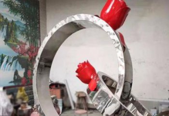 鋼管指環(huán)雕塑