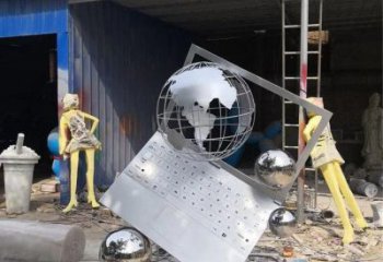 廣場筆記本雕塑