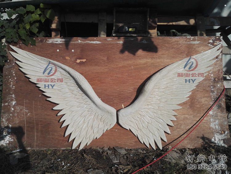 景觀鳥翅雕塑精選，陸地擺件，公園不銹鋼鳥翅雕塑精品