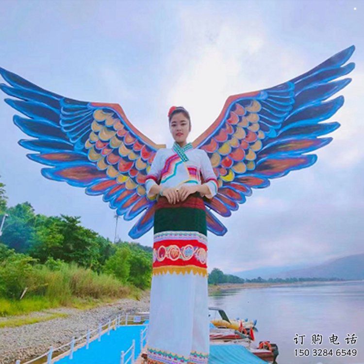 羽翼雕塑精品，白鋼構件，不銹鋼羽翼雕塑供求