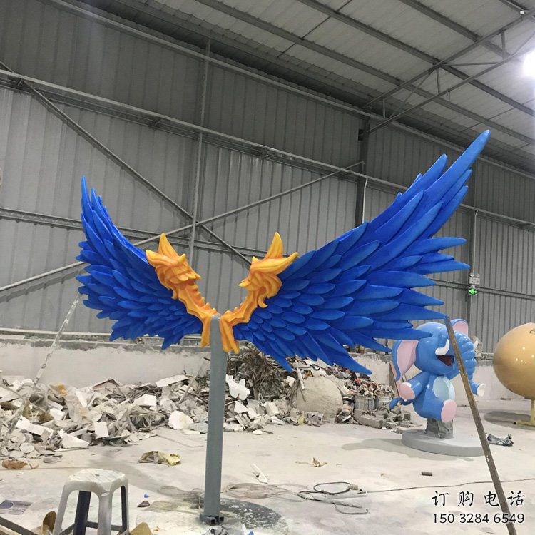 羽翼雕塑選定，美陳雕塑，藝術不銹鋼羽翼雕塑優選