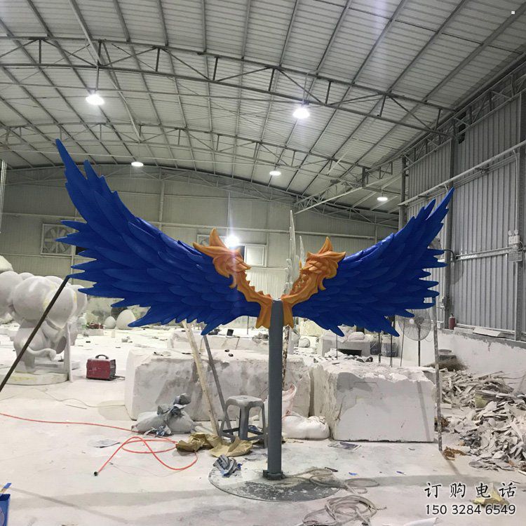 羽翼雕塑展品，景觀概念，不銹鋼羽翼雕塑優選