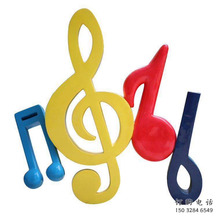 音樂符號雕塑訂做，校園雕塑，音樂符號雕塑批發