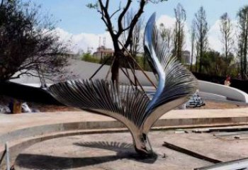 景觀鳥翅雕塑優(yōu)選，陸地?cái)[件，藝術(shù)不銹鋼鳥翅雕塑供應(yīng)