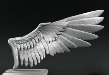 現(xiàn)代鳥翅雕塑定制，中式工藝，不銹鋼鳥翅雕塑造型優(yōu)價