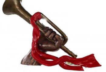 大型軍號(hào)雕塑