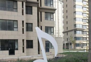 音樂符號雕塑定做，廣場雕塑，室外音樂符號雕塑提供