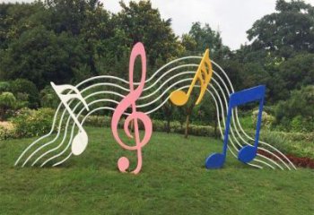 音樂符號雕塑工程優選，戶外雕塑，軟裝音樂符號雕塑優選