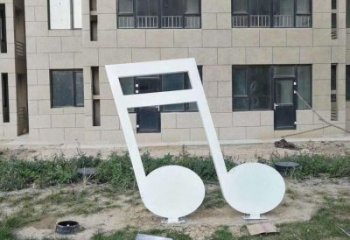 音樂符號方案供應(yīng)，圓雕體系，景觀符號雕塑制作展品