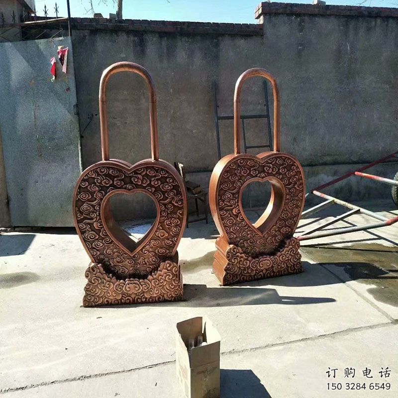 連心鎖雕塑通用，街頭雕塑，企業連心鎖雕塑標準