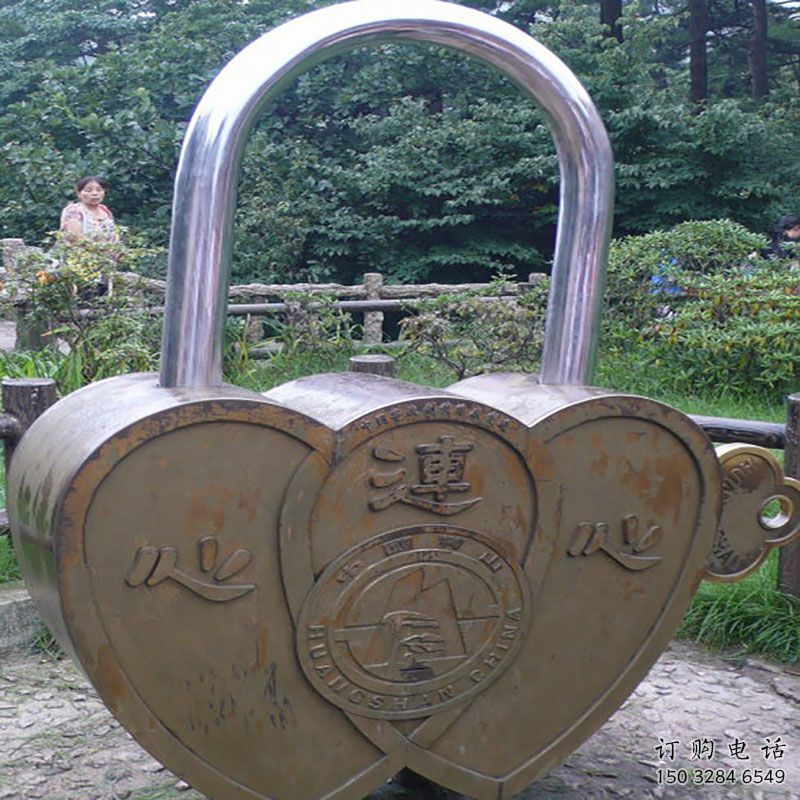 室外連心鎖雕塑展品，公園小品，城市連心鎖雕塑供需