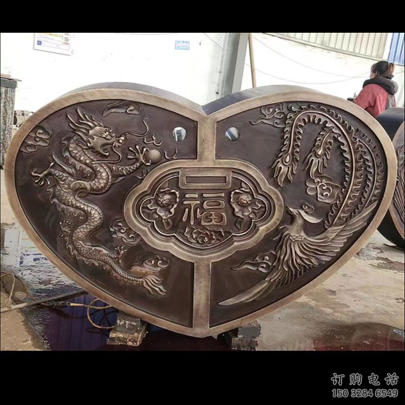 烤漆鎖子雕塑制造商，室外軟裝，景觀鎖子雕塑制作