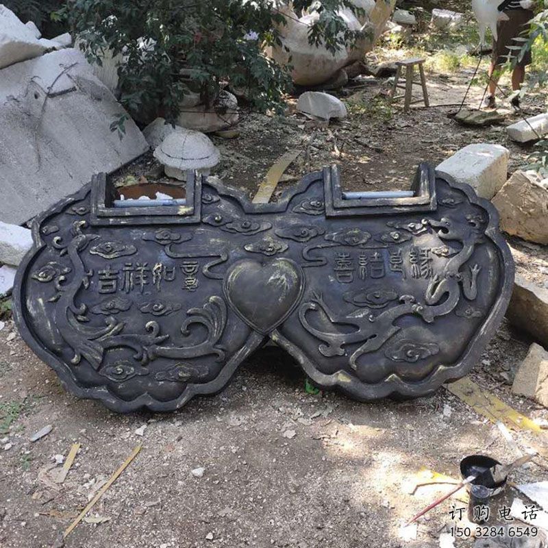 室外銅鎖子雕塑展品，公園小品，城市銅鎖子雕塑供需