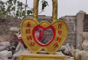 景觀鎖子雕塑專供，園林裝飾，建筑不銹鋼鎖子雕塑批發(fā)