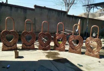 地產(chǎn)連心鎖雕塑點(diǎn)擊，景觀雕塑，別墅連心鎖雕塑