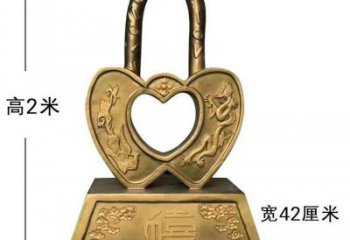 企業(yè)連心鎖雕塑優(yōu)價，村標概念，連心鎖雕塑精品