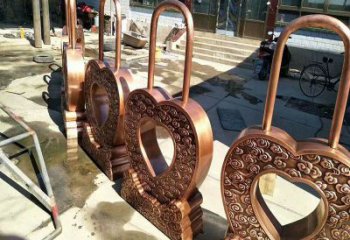 小連心鎖雕塑生產商，街頭藝術，藝術連心鎖雕塑精選