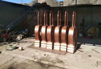 主題同心鎖雕塑優(yōu)選，多彩藝術(shù)，抽象鎖子雕塑選用