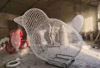 鼓樓鏤空小鳥雕塑精選，陸地擺件，鐵藝鳥兒雕塑精品