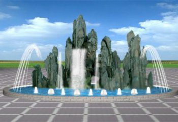 賀州電影變頻噴泉雕塑，水景噴泉雕塑承接