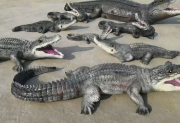 柳州園林鱷魚(yú)雕塑