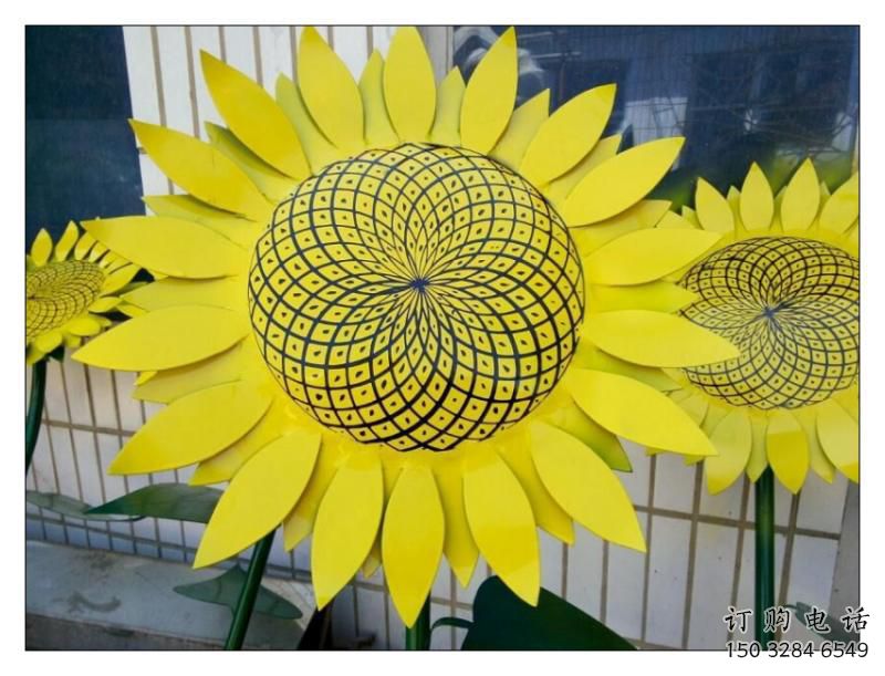 辛集抽象花籃雕塑展品，小區(qū)雕塑，葵花花籃雕塑工程制作精選