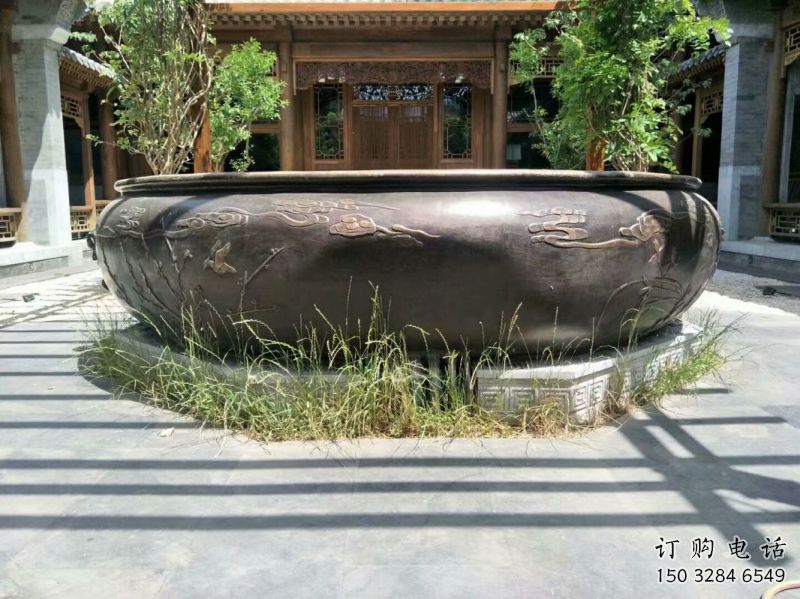 開(kāi)封鑄銅缸雕塑加工