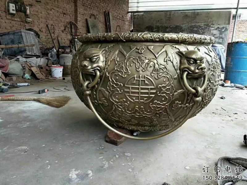 漯河鑄銅缸雕塑承接