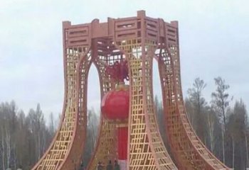 焦作景區燈籠球雕塑供給，公園雕塑，燈籠球雕塑供求