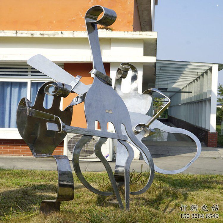 鄭州音樂符號雕塑預(yù)定，露天雕塑，公園廣場符號雕塑制作