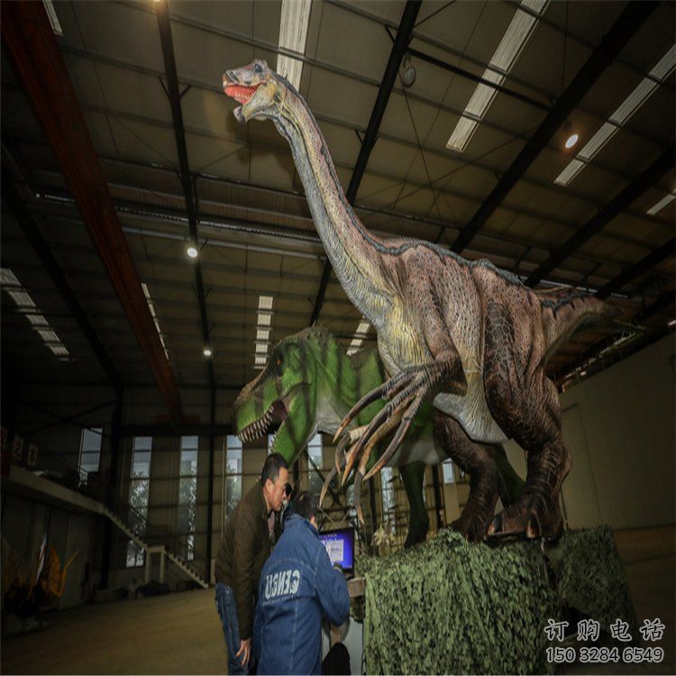 寬城戶外恐龍雕塑通用，多彩藝術(shù)，景觀玻璃鋼恐龍雕塑供應(yīng)