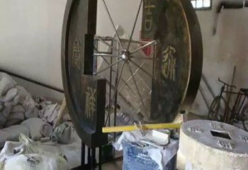 信陽園林銅錢雕塑精選，陸地擺件，公園銅錢雕塑精品