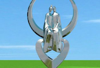 雞西創(chuàng)意牛郎織女雕塑