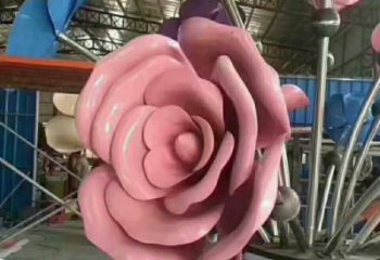隨州牡丹花雕塑工廠優(yōu)選，城市裝飾，牡丹花花朵雕塑供給
