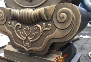湖北抱箍鑄造觀(guān)賞型，露天雕塑，鑄銅抱箍雕塑訂做