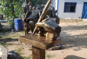 長沙手握鋼筆雕塑，街道標識，玻璃鋼手握鋼筆雕塑廠家