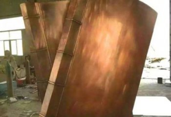 懷化鑄銅書(shū)籍供應(yīng)，街景小品，銅書(shū)籍雕塑廠家優(yōu)價(jià)