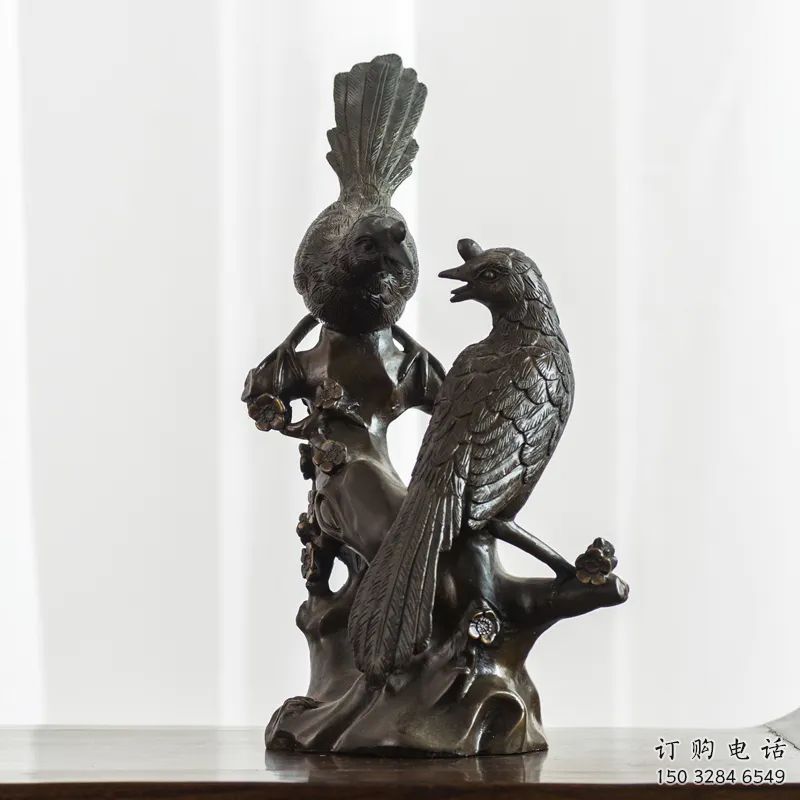 隆德園林喜鵲雕塑