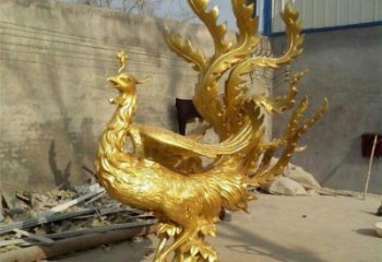 鎮(zhèn)江鳳凰雕塑廠家，鍛造工藝，銅鳳凰雕塑廠家承接